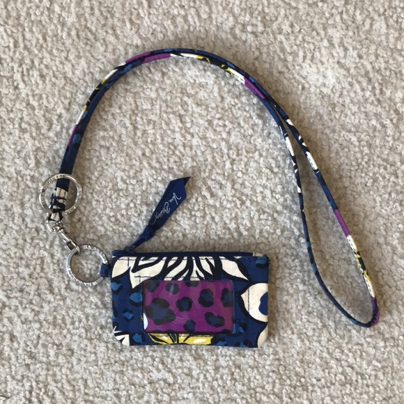 Vera Bradley Handbags - Vera Bradley Bright Floral ID Case and Lanyard